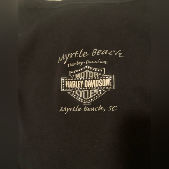 Small ladies Harley Davison long sleeve - Picture 2 of 2